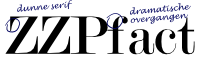 Modern lettertype